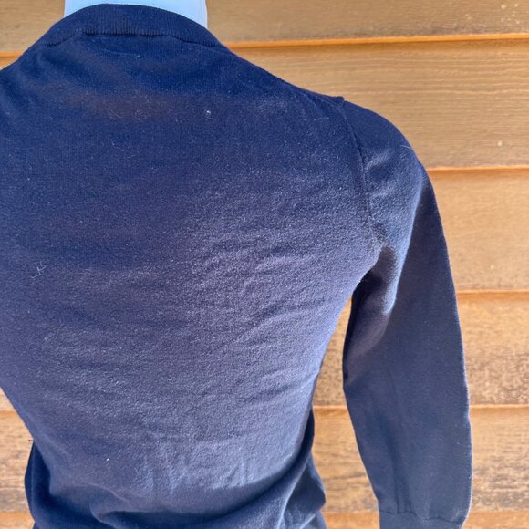 Vintage J.Crew Clare Cardigan Navy Blue Womens Size S 100% Cotton Button-Up Knit - Picture 9 of 10